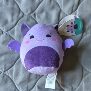 2025 McDonald's Squishmallows Zumirez The Purple Bat 2.5 Inch New With Tags